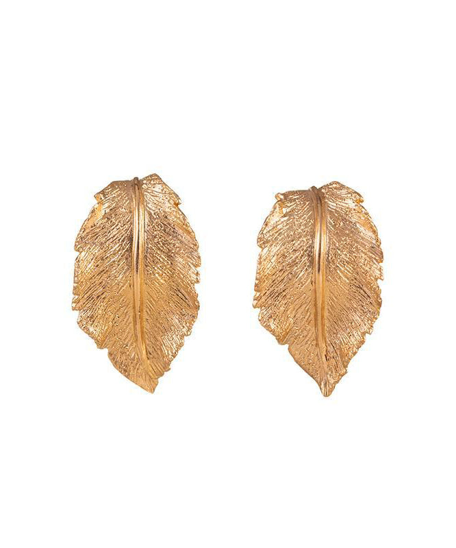 Silver Overgild Earrings DIY Hoop Sterling Leaf Gold