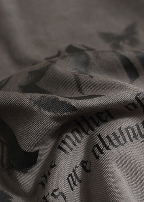 Französisches weißes T-Shirt mit Farbverlaufsdruck aus Baumwolle für Herren, Sommer, LK049