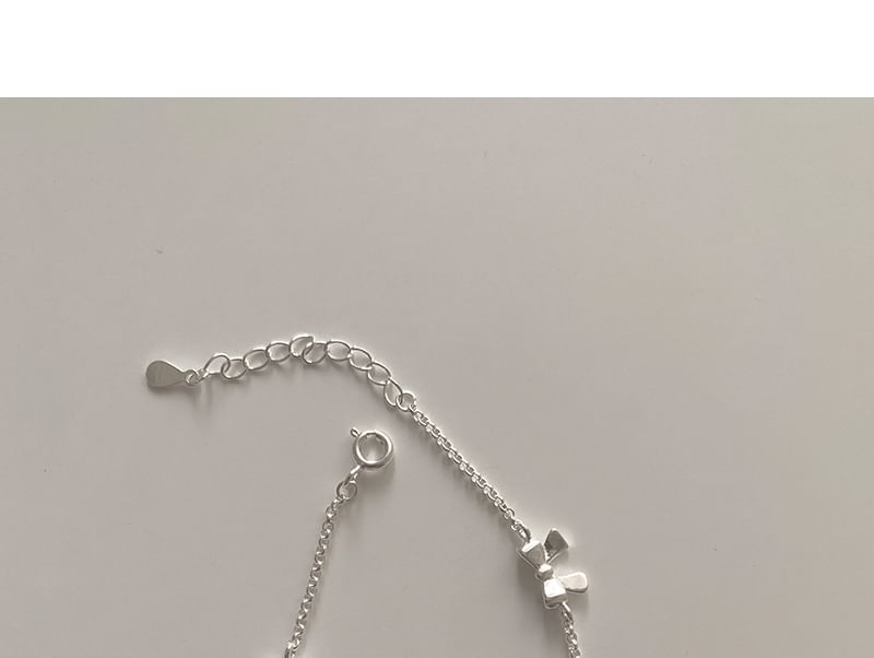 925 Bow Silver String / Bracelet Sterling