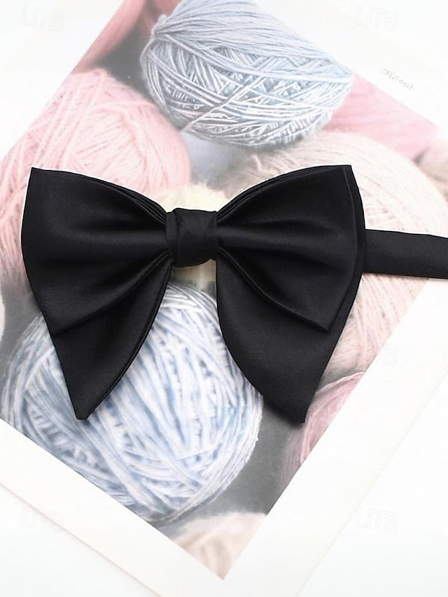 Satin Multiple Bow in Tie Colors Men's