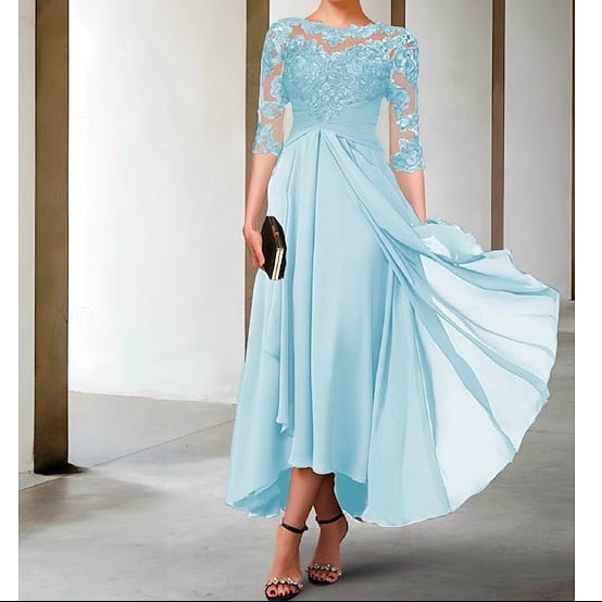 the Plus Mother Bride Wedding Guest of Dress A-Line Size Elegant