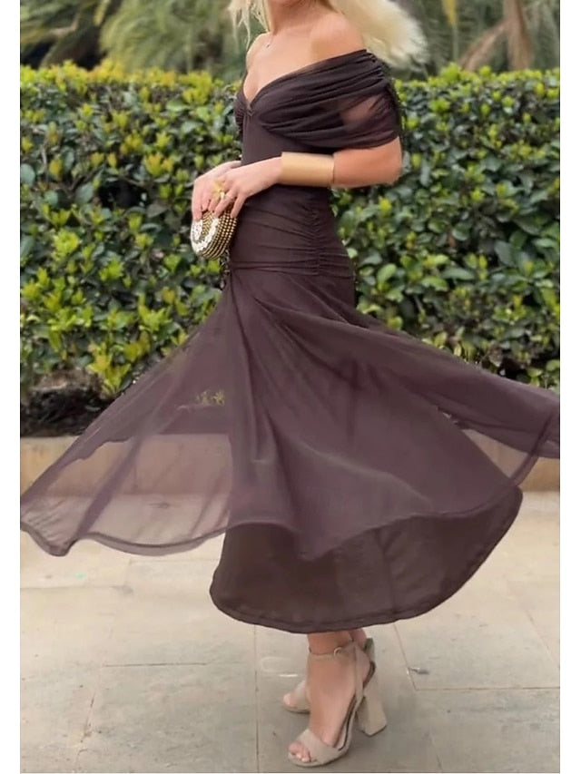 Women's Midi Dress Sheath Dress Vacation Birthday Beach