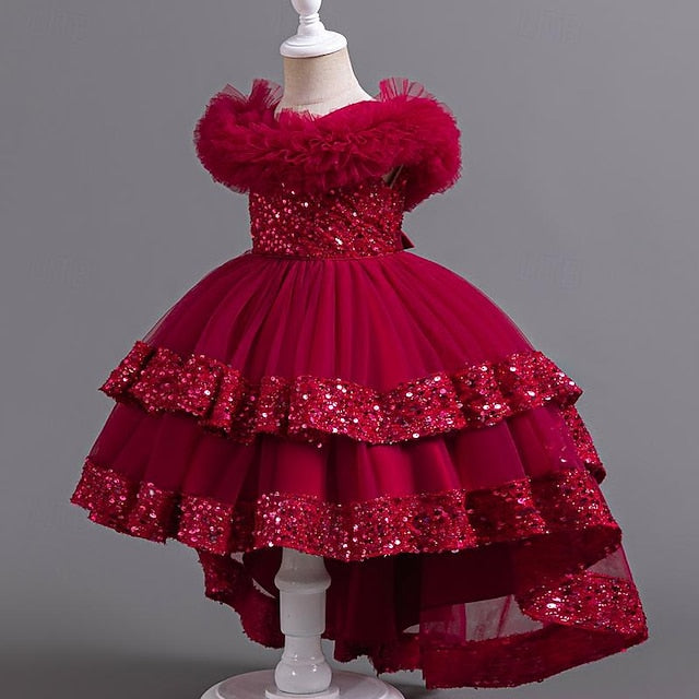 Sequin Kids Girls' Party Flower Girl Sleeveless Dress