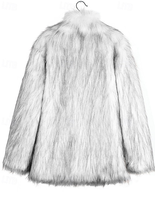 Furs Faux Fur Warm Comfortable Women's Coat