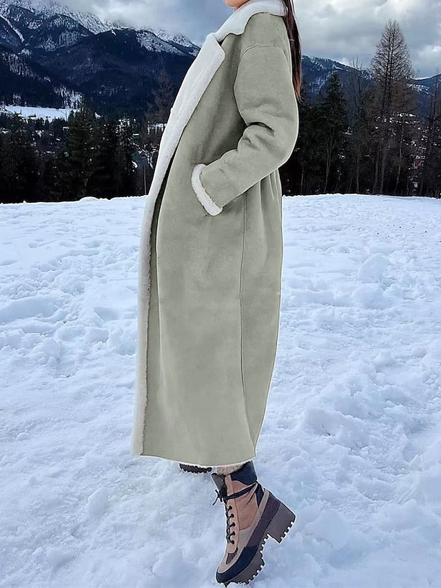 Jacket Breathable Coat Fleece Teddy Women's Pocket Warm