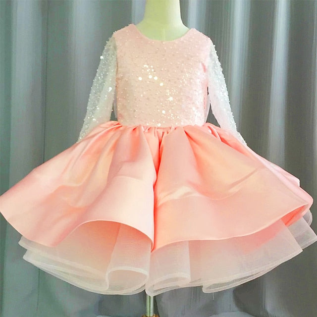 Girl's Kids Girls' Party Solid Flower Dress