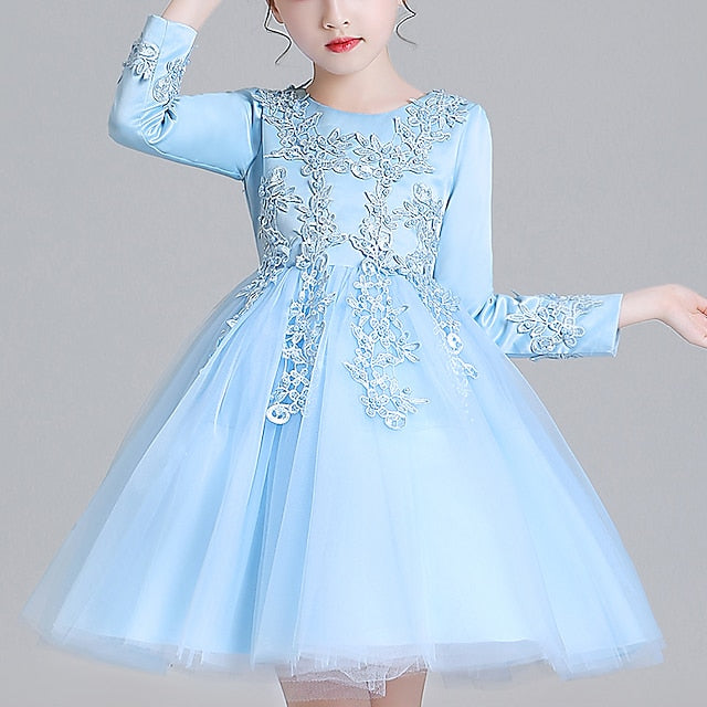 Dress Girl Princess Party Girls' Flower