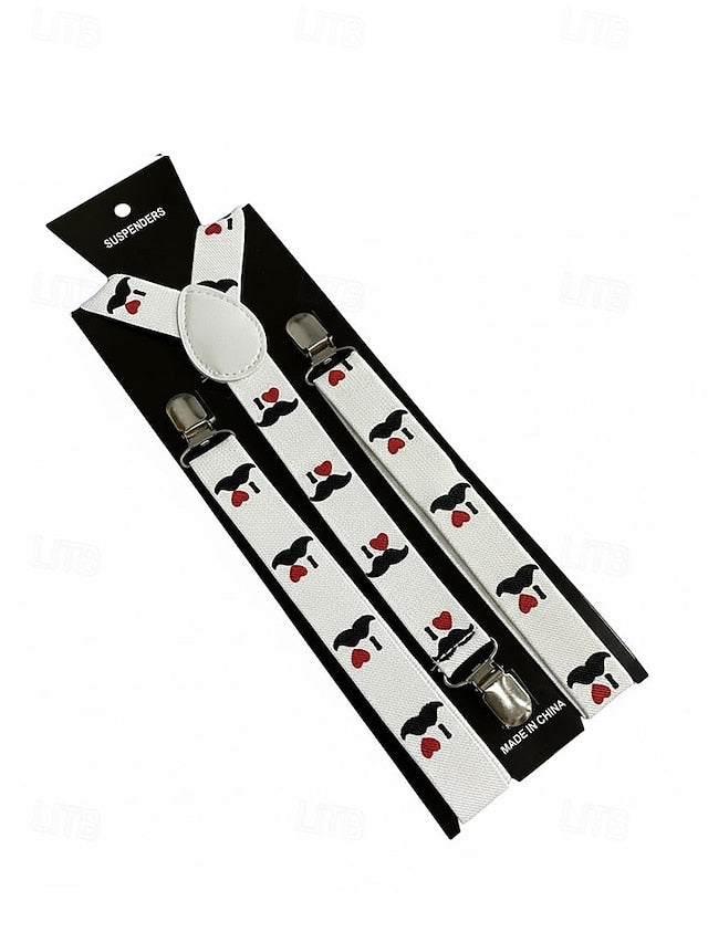 Snowman Men's with Christmas Suspenders