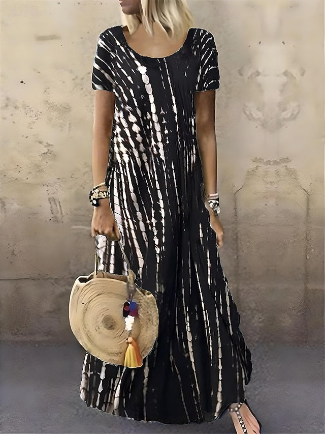 Women's Midi Dress T Shirt Dress Tee Dress Shift Dress