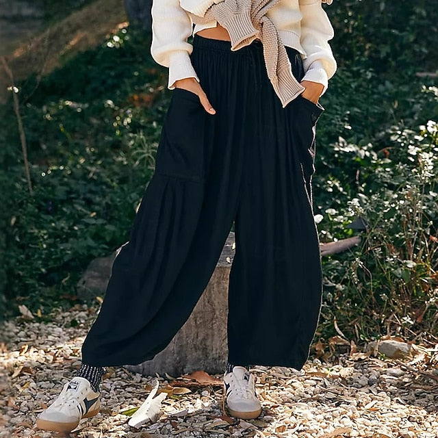Women's Trousers Summer Pants Baggy Pants Harem Pants