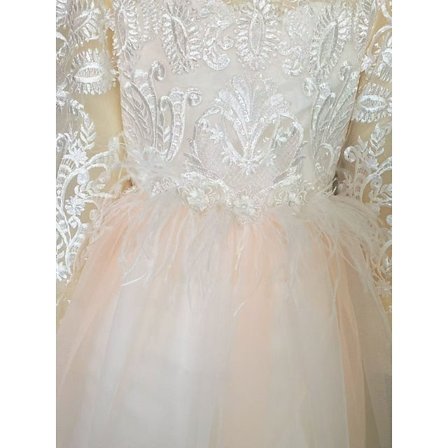 Party Wedding Dress Girls' Girl Flower Princess