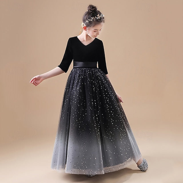 Kid's Flower Girls' Dress Girl Princess