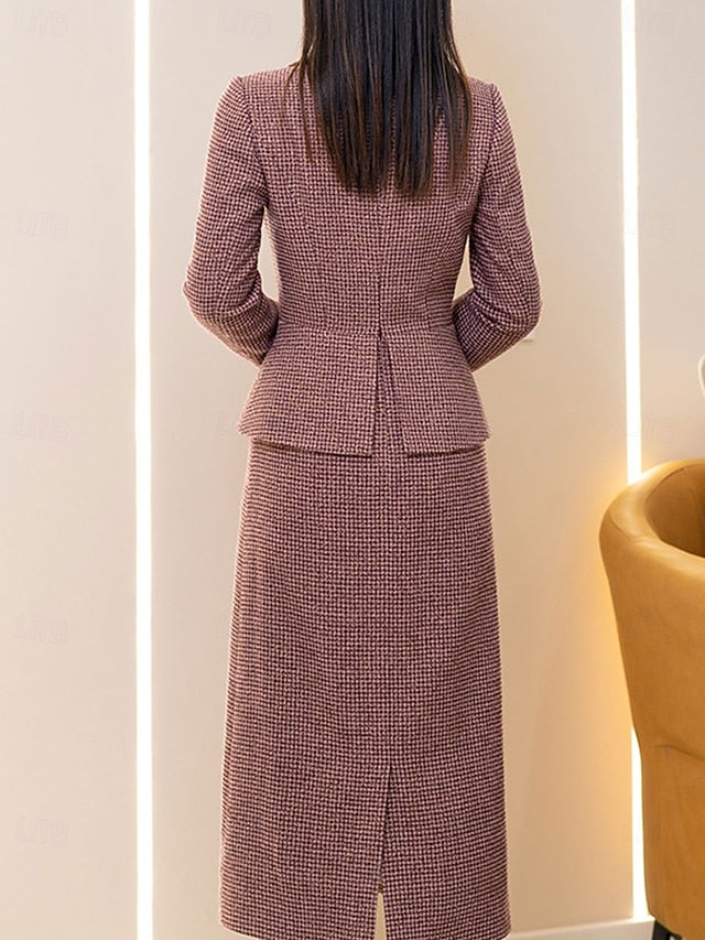 the Mother Formal of Column Elegant Vintage Dress / Bride Sheath