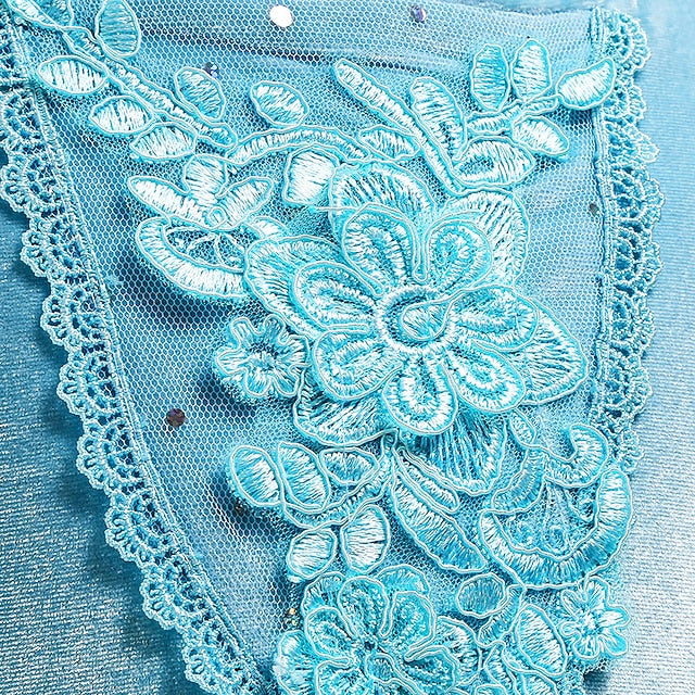 Party Princess Girl Dress Cinderella Fairytale Theme Flower