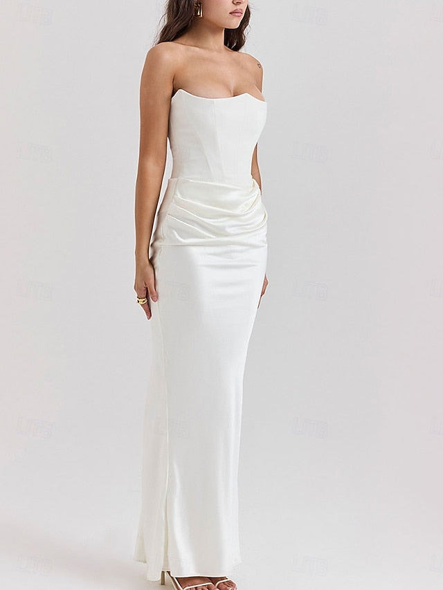 Mermaid / Trumpet Floor Length Prom Dresses Evening Gown