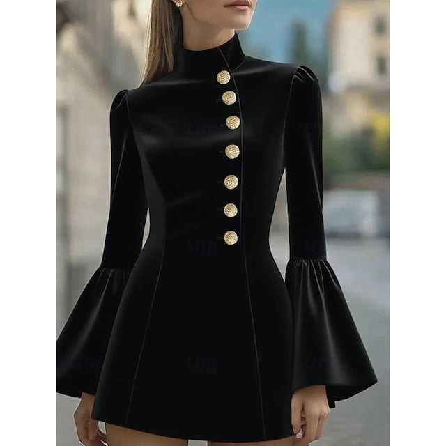 Women's Mini Dress A Line Dress Work Dresses Semi Formal