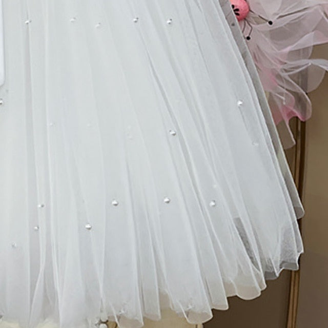 First Dress Princess Girl Communion Girls' Flower