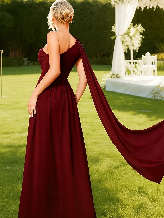 A-Line Floor Length Prom Dress Party Dress Cocktail Dress Mother