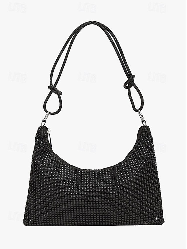 Elegant Evening Women's Shoulder Handbag – Bag Rhinestone