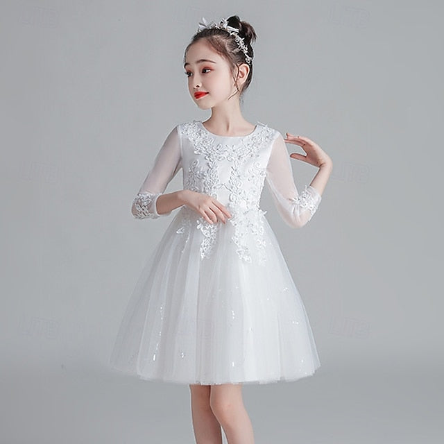 Dress Girl Princess Girls' Flower Kid's
