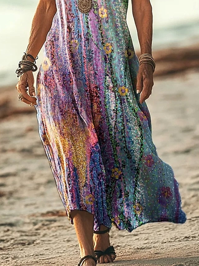 Women's Floor length Casual Dress A Line Dress Summer Dress