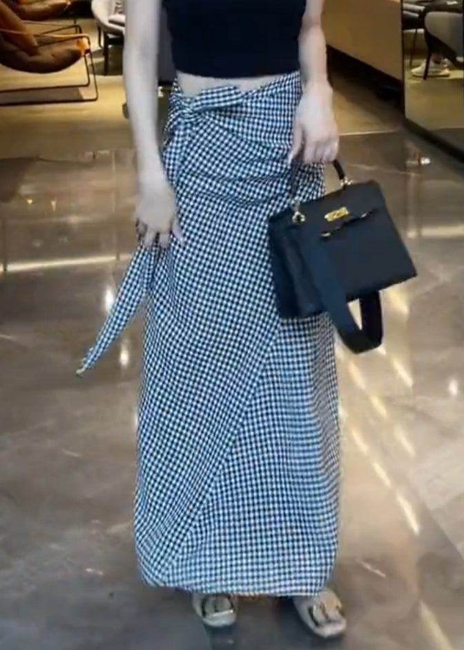 Skirts High Cotton Art Summer Waist Up Plaid Lace