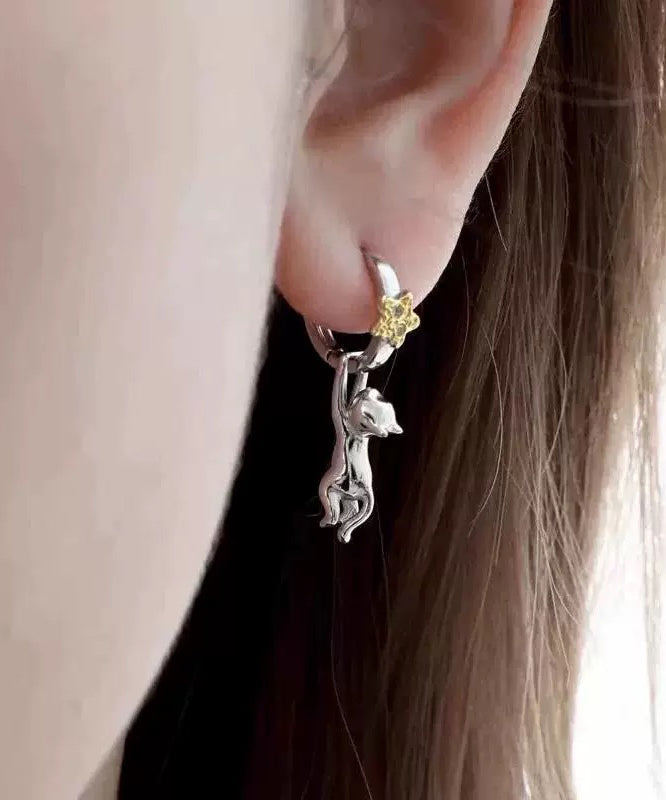 Zircon Sterling Cat Silk Drop Silver Picking The Boutique Stars