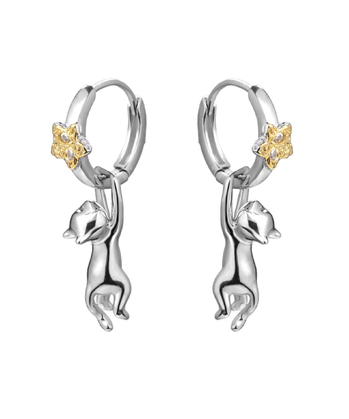 Zircon Sterling Cat Silk Drop Silver Picking The Boutique Stars