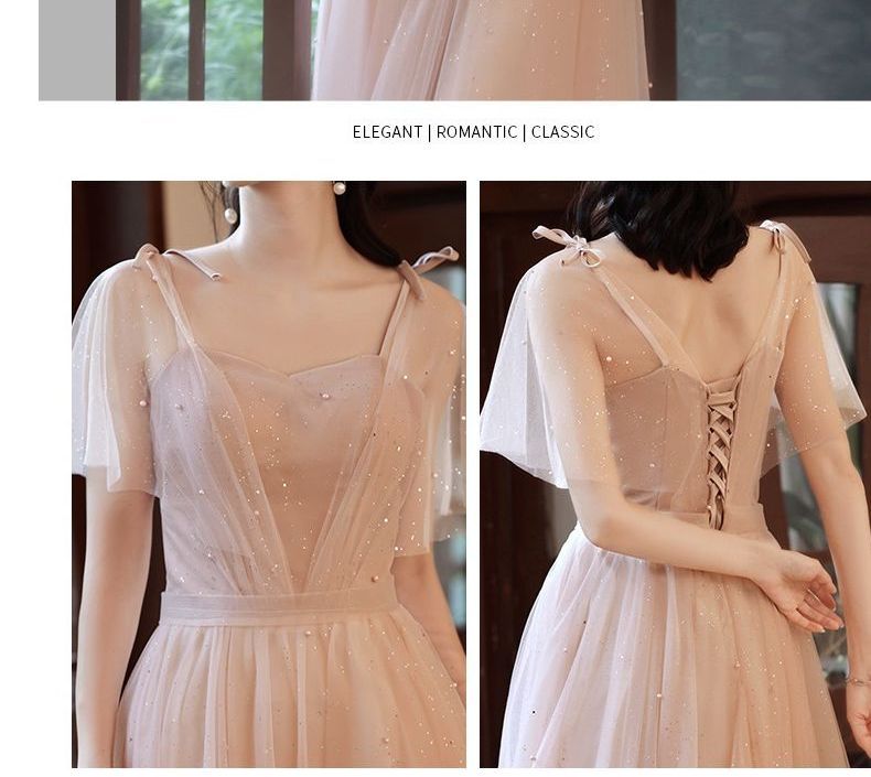 Short-Sleeve Bridesmaid Dress