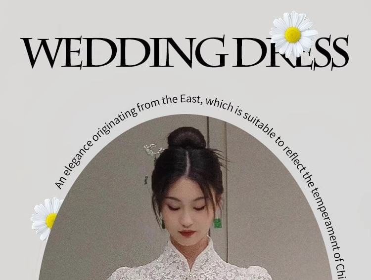 Long-Sleeve Lace Asymmetrical Sheath Evening Gown