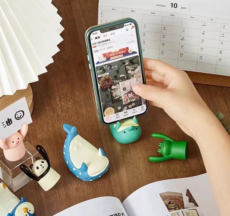 / Holder Designs) (Various Phone Dolphin Shark Penguin