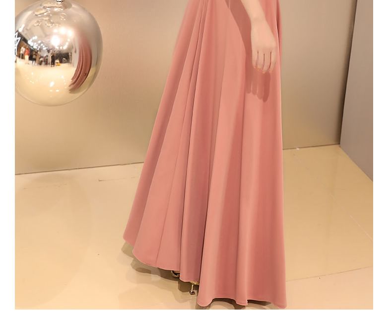 Plain Knot A-Line Evening Gown (Various Designs)