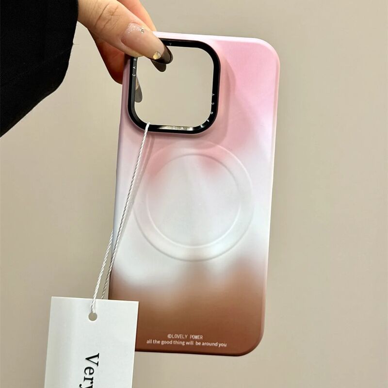 (Compatible Phone Gradient Magnetic Case MagSafe) with