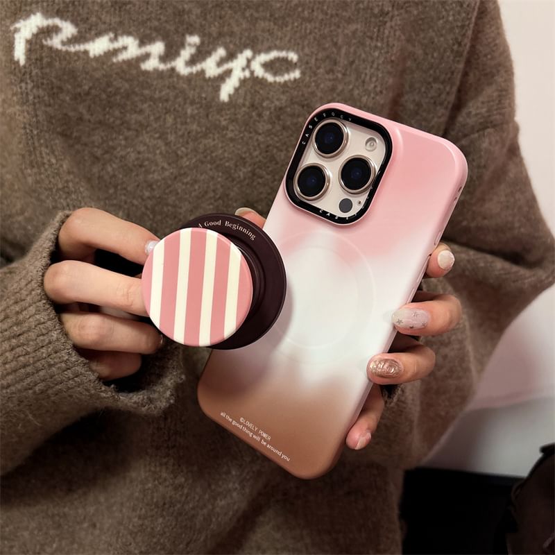 (Compatible Phone Gradient Magnetic Case MagSafe) with