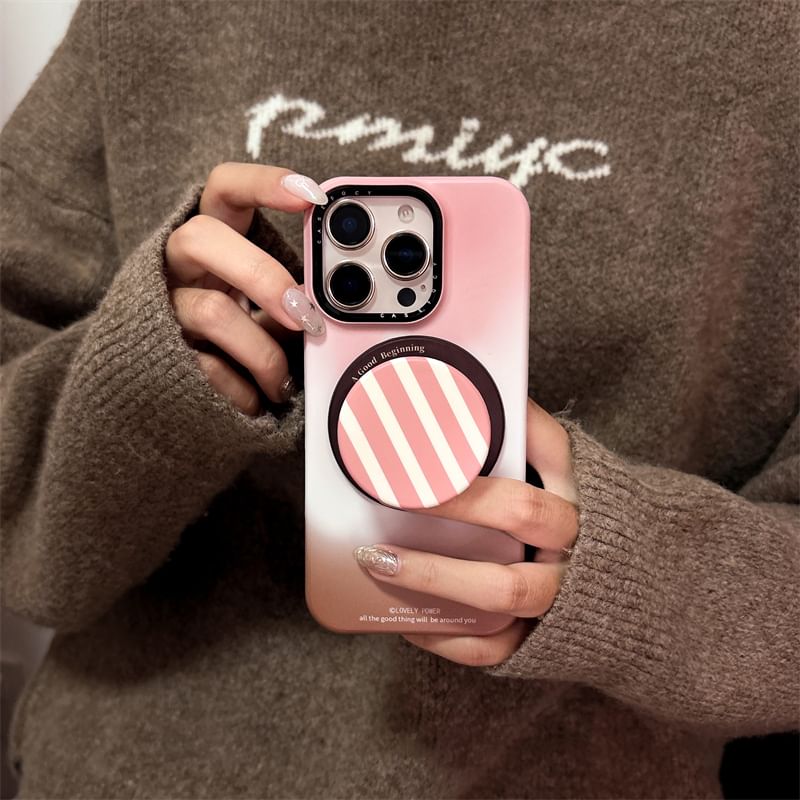 (Compatible Phone Gradient Magnetic Case MagSafe) with