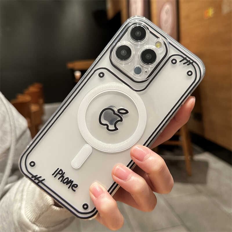 (Compatible MagSafe) Magnetic Phone Case Bear with