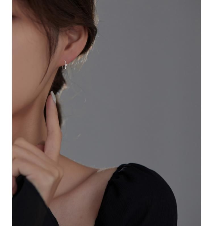 / Star Silver Ear Cuff Earring S925 Huggie Sterling