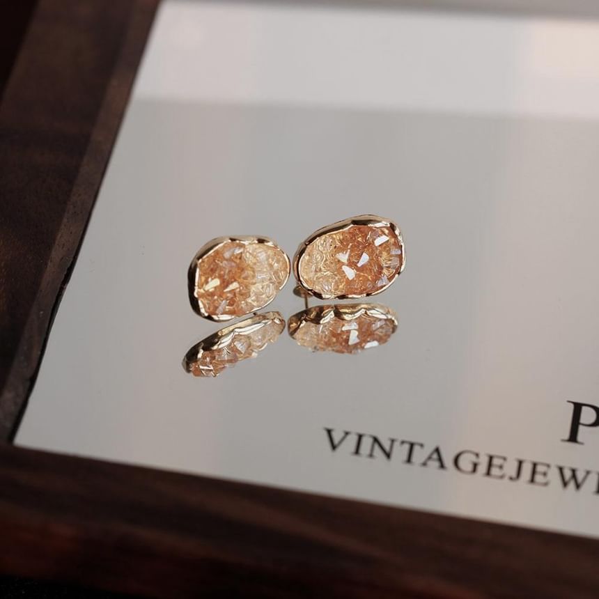 925 Earring Silver Sterling Crystal Stud