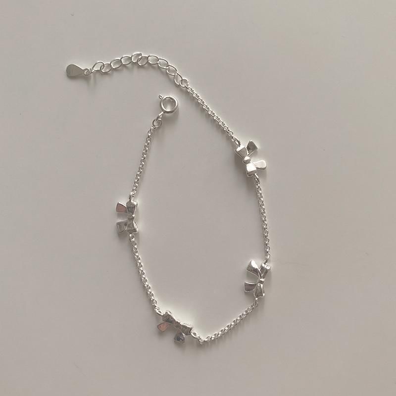 925 Bow Silver String / Bracelet Sterling
