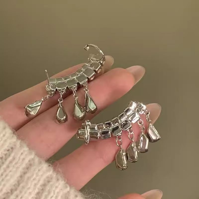 CZ Earring Climber Rhinestone