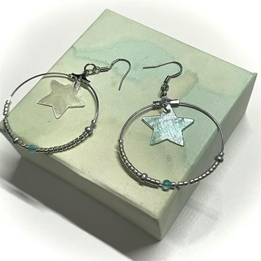Star-Shaped Dangle Earring