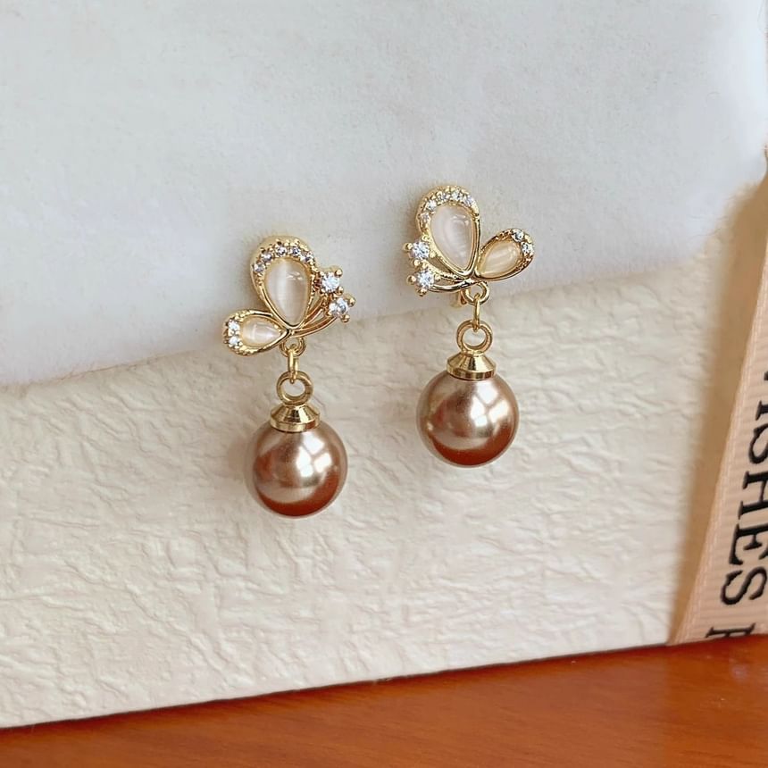 Butterfly Beaded Earring Dangle