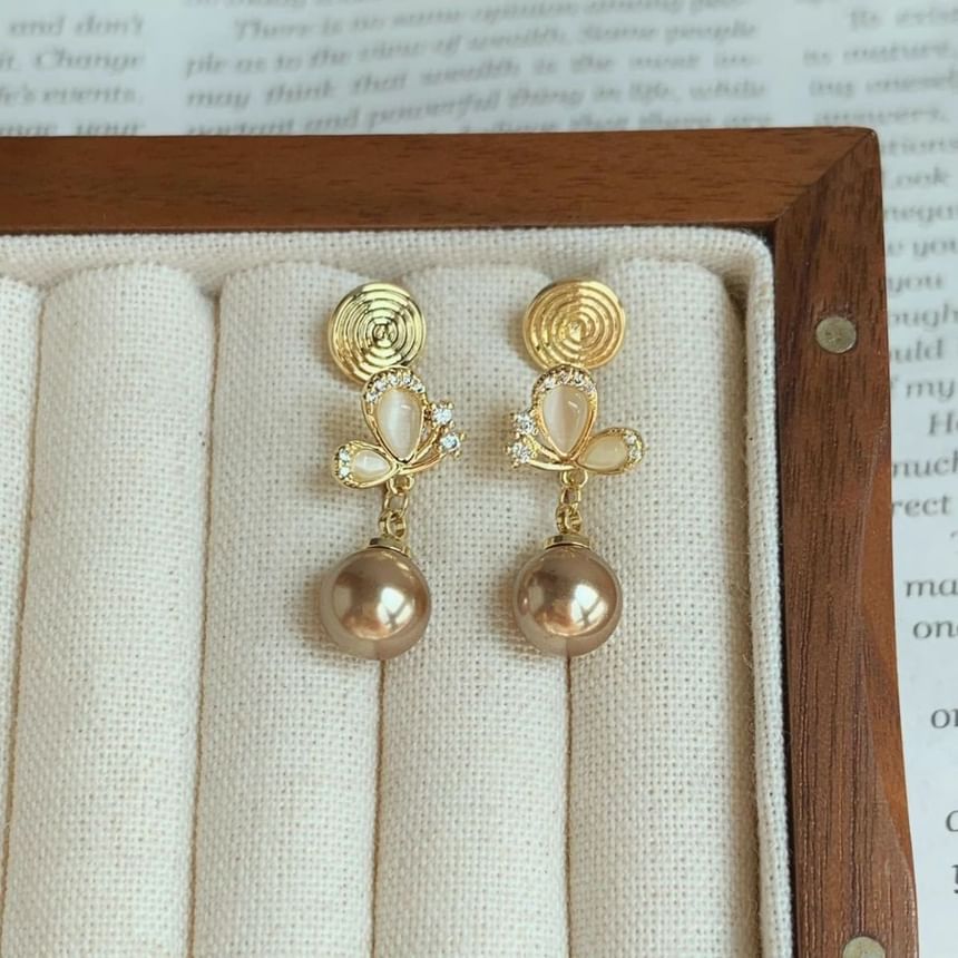 Butterfly Beaded Earring Dangle