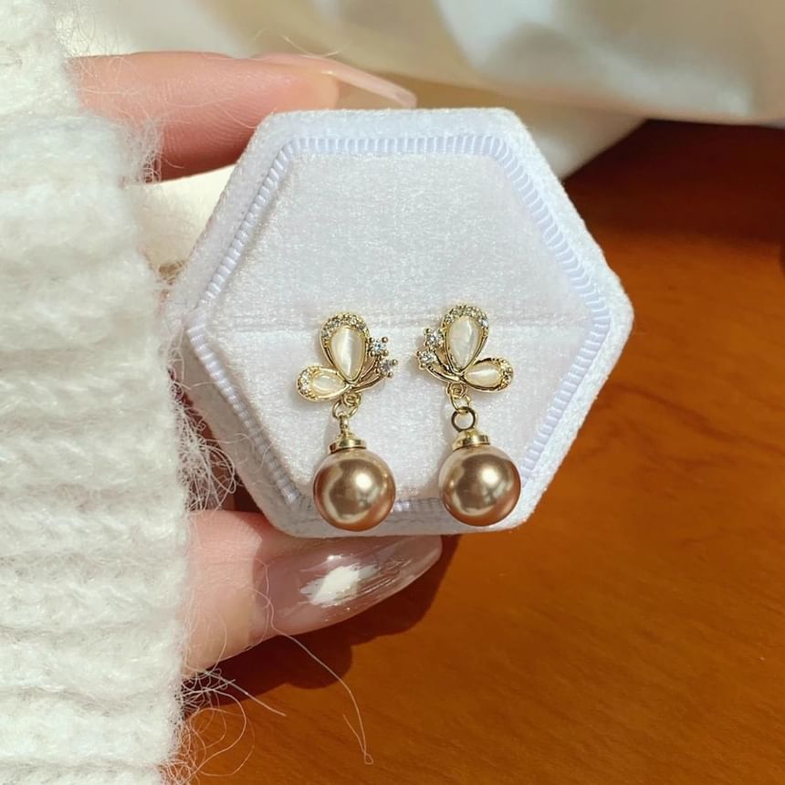 Butterfly Beaded Earring Dangle