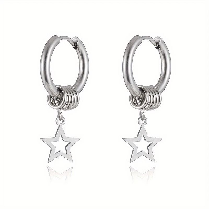 Alloy Earring Drop Star