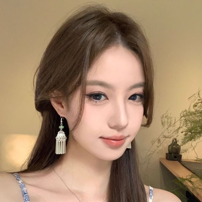 Fringed Dangle Earring Alloy