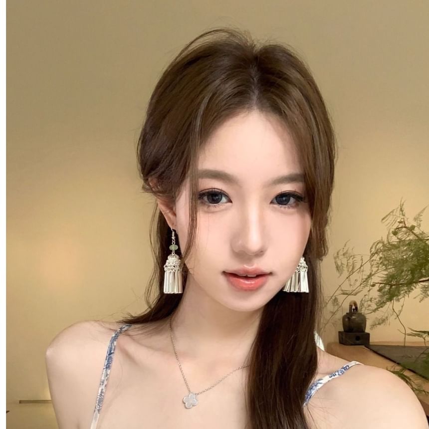 Fringed Dangle Earring Alloy