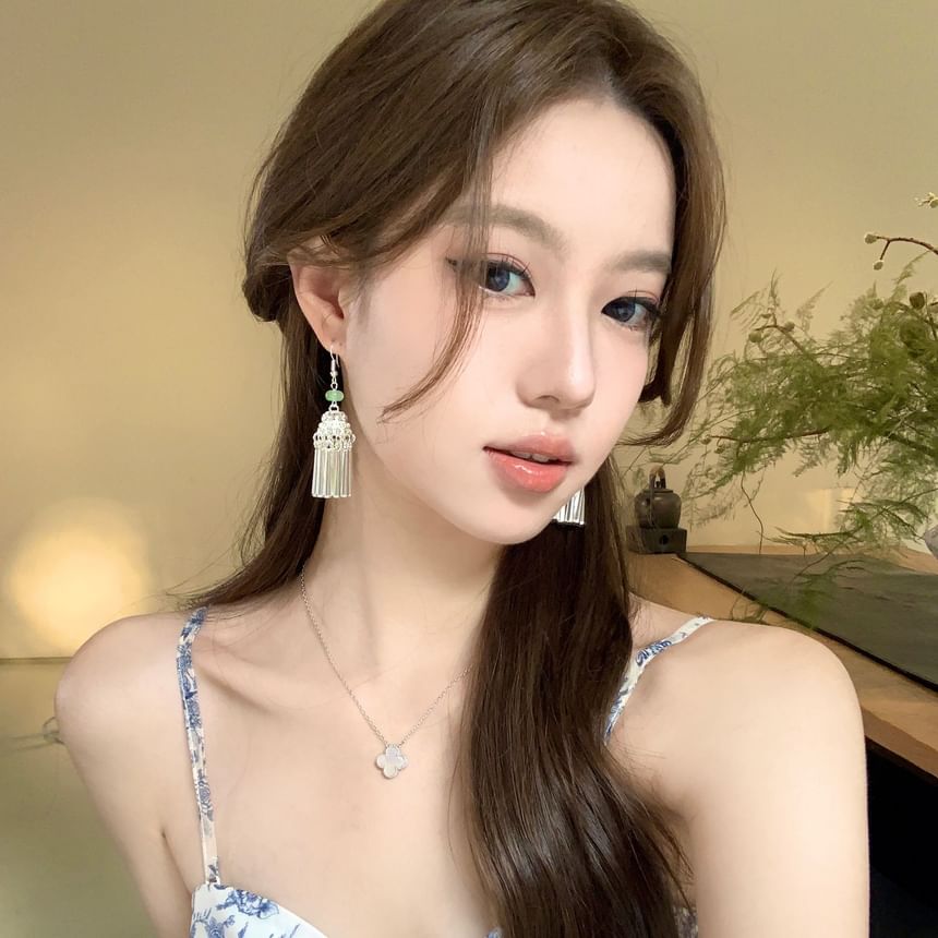 Fringed Dangle Earring Alloy