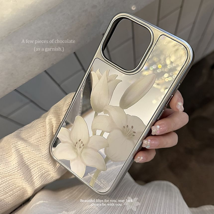 / Floral Phone Strap Case Print Set