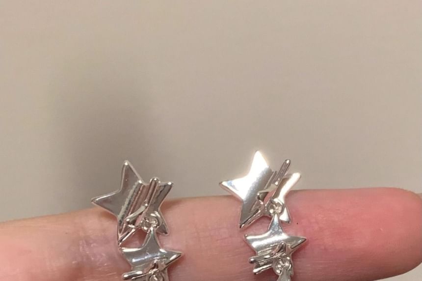 Cuff Alloy Earring / Star Ear Dangle